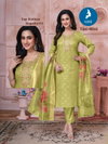 Tini Mini By Kaya Shimmer Ladies Kurti With Bottom Dupatta Wholesale Market In Surat